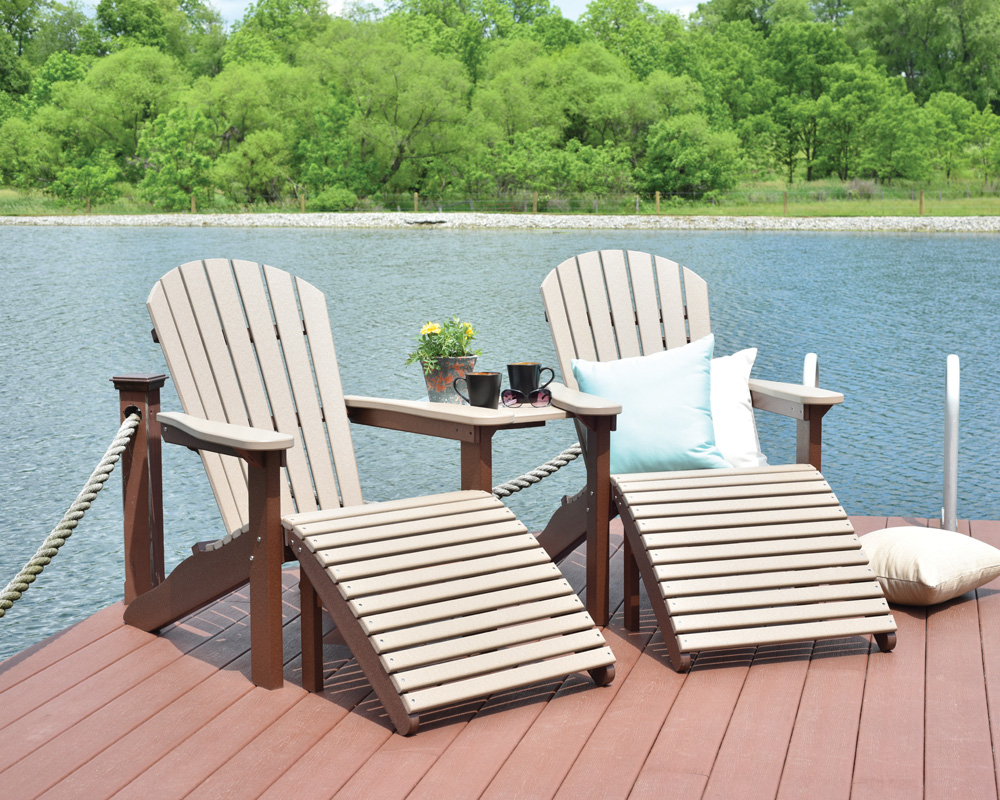 Comfo Back Adirondack Settee.