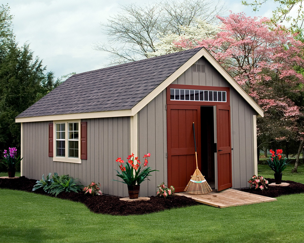 Deluxe Painted Classic Shed.
