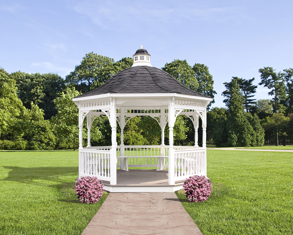 Vinyl Octagon Gazebo.