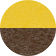 Finch yellow and brown poly sample.