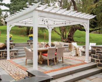 Traditional Vinyl Pergola.