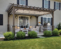 Traditional Wood Pergolas.