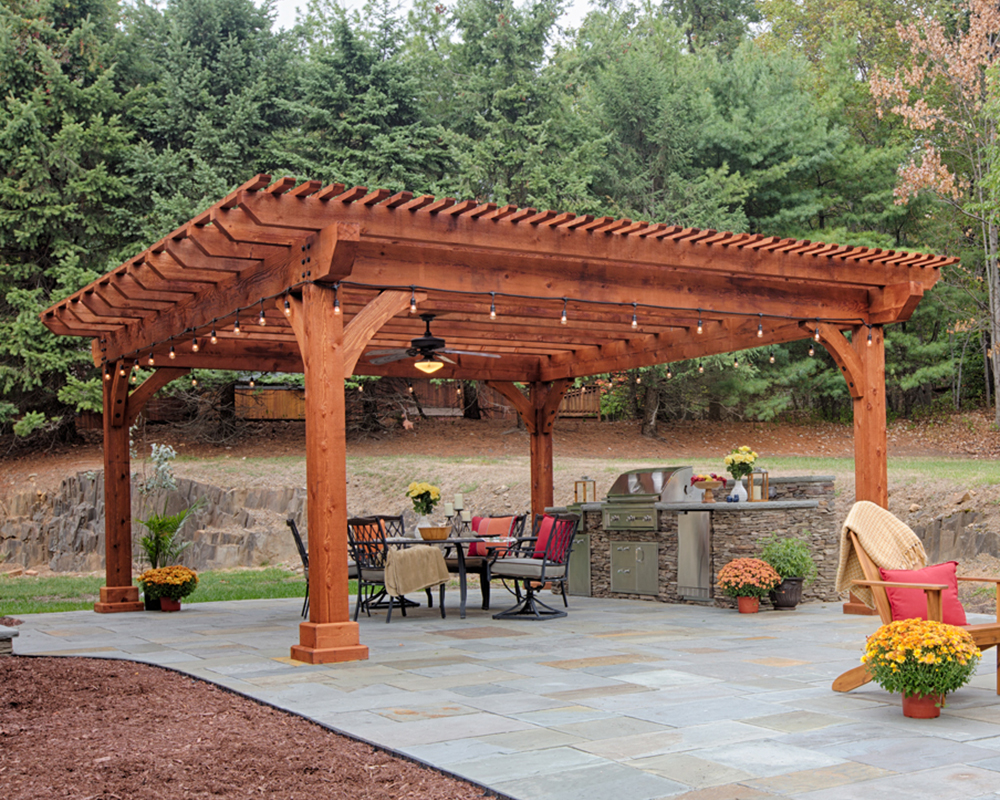 Kingston Wooden Pergola  Green Acres Outdoor Living - Marietta, GA