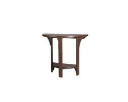 Brown Great Bay half round bar table.