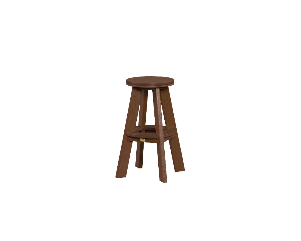 Dark brown Great Bay bar stool.