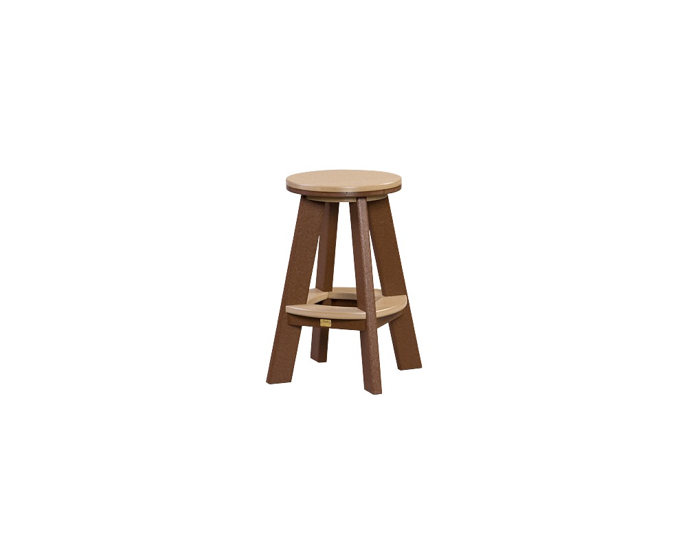 Brown and tan Great Bay counter stool.