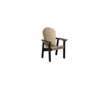 Beige and black Great Bay dining chair.
