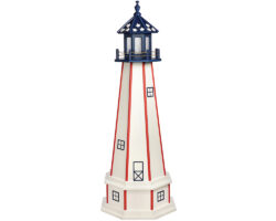 5' Patriotic Standard Hybrid Lighthouse.