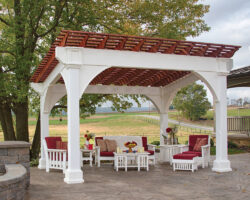 Santa Fe Vinyl Pergola.