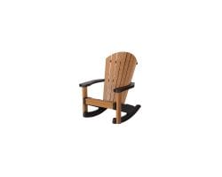 Small light wood colored SeaAira child's rocking chair.