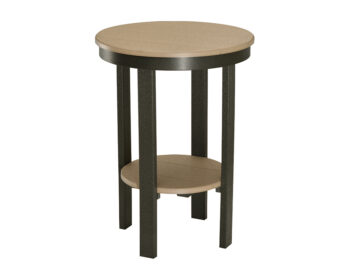 Poly Round End Table (Counter Height).