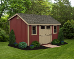 Lantz Deluxe Painted Monterey Shed