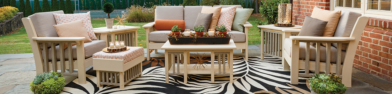 Mission Outdoor Poly Furniture.