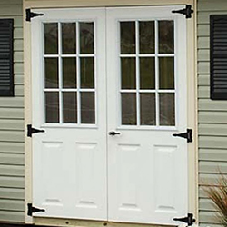 10' 9-Lite Fiberglass Doors.