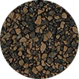 Dual Brown Asphalt Shingle Sample.