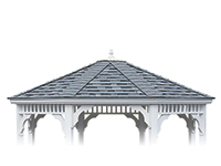 Standard Roof with asphalt shingles.