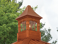 Wooden Square Cupola.