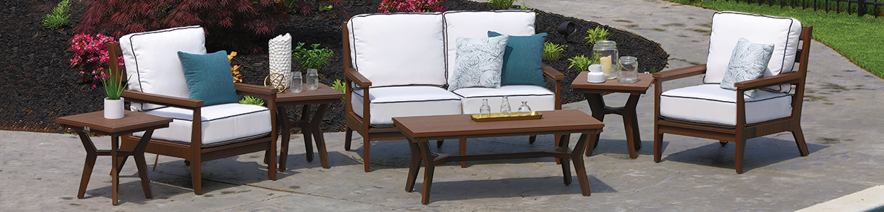 Patio Lounge Furniture Made From Poly.