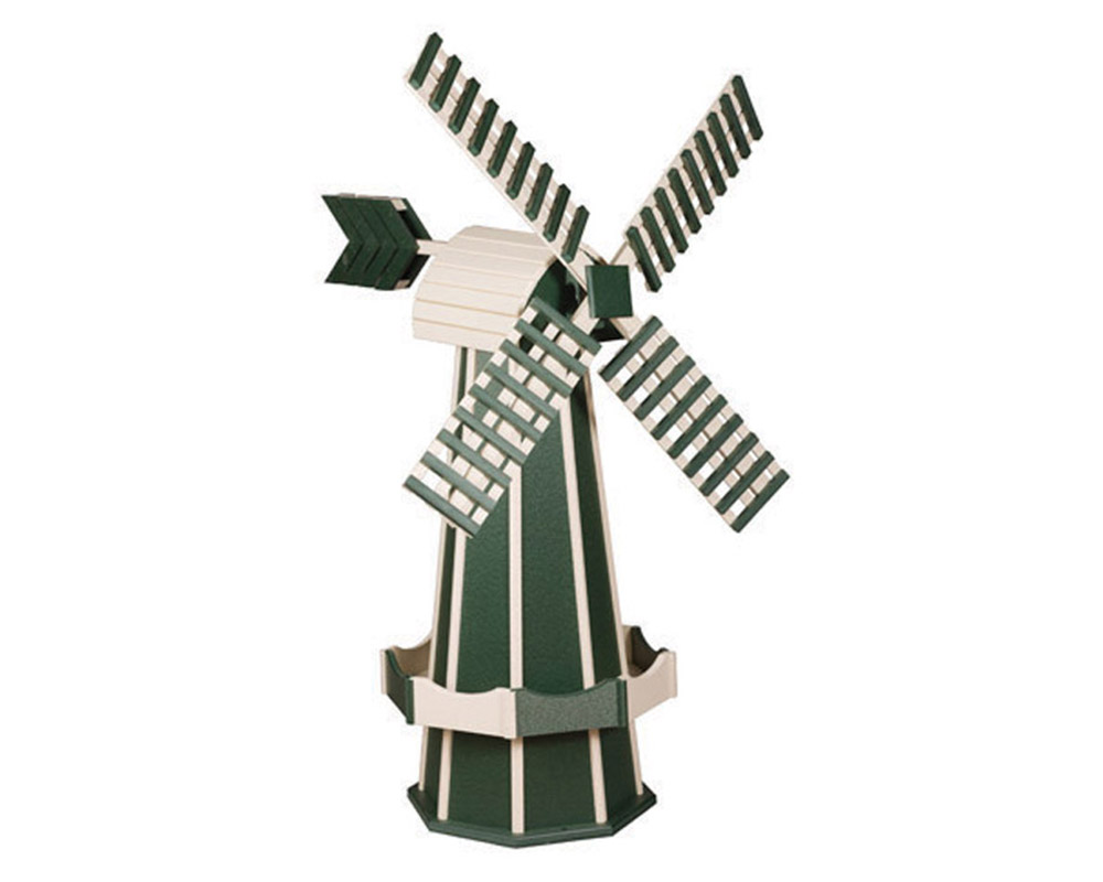Turf Green & Ivory Windmill.