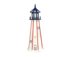 5' Standard Poly Lighthouse Patriotic.