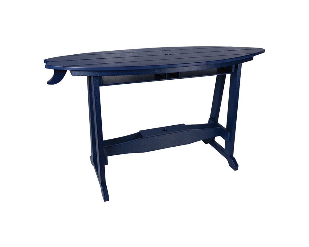 6' Surf-Aira Bar Table, Patriot Blue.