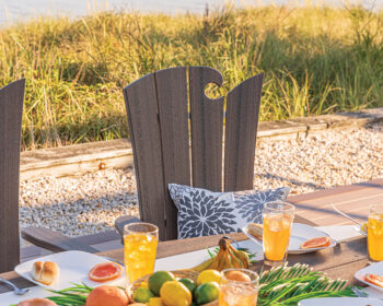 8' Surf-Aira & Ocean Wavz Dining Table Set.