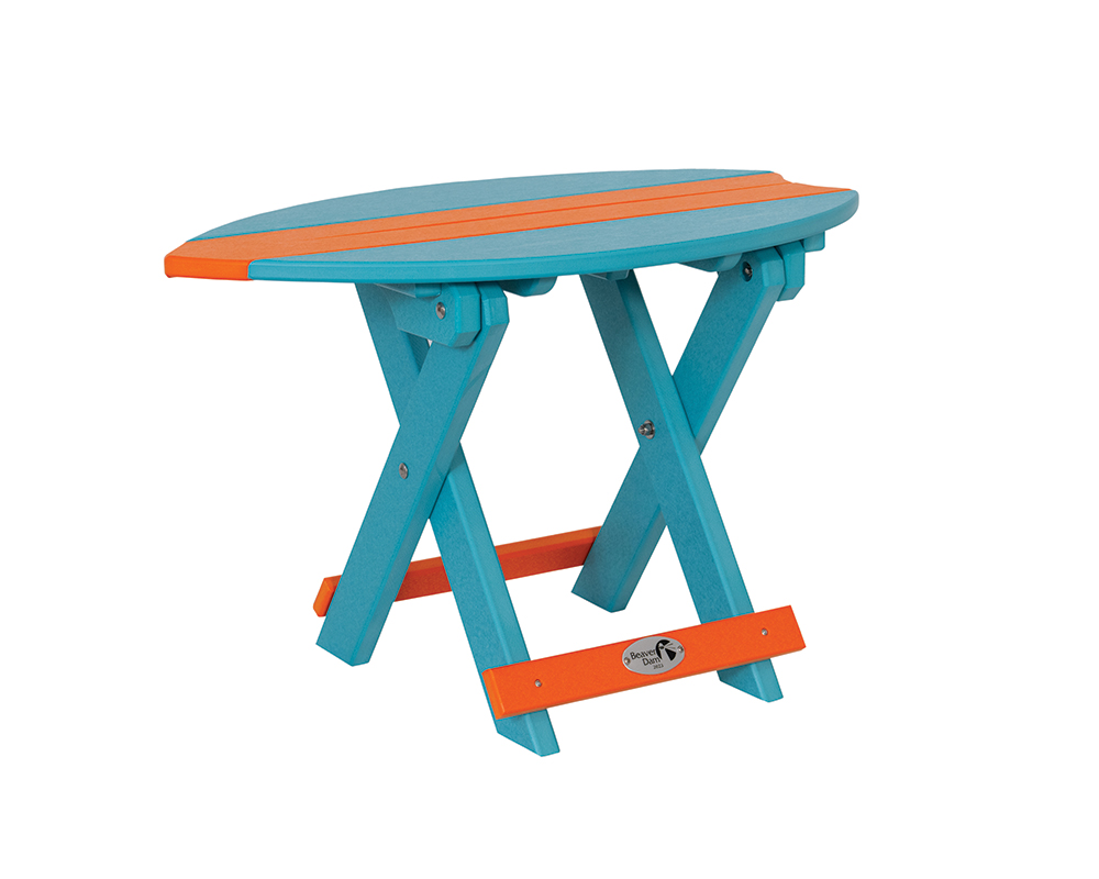 folding table surf aruba & orange.