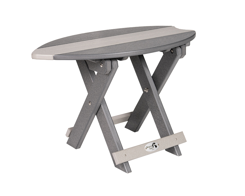 folding table surf gray & light gray.