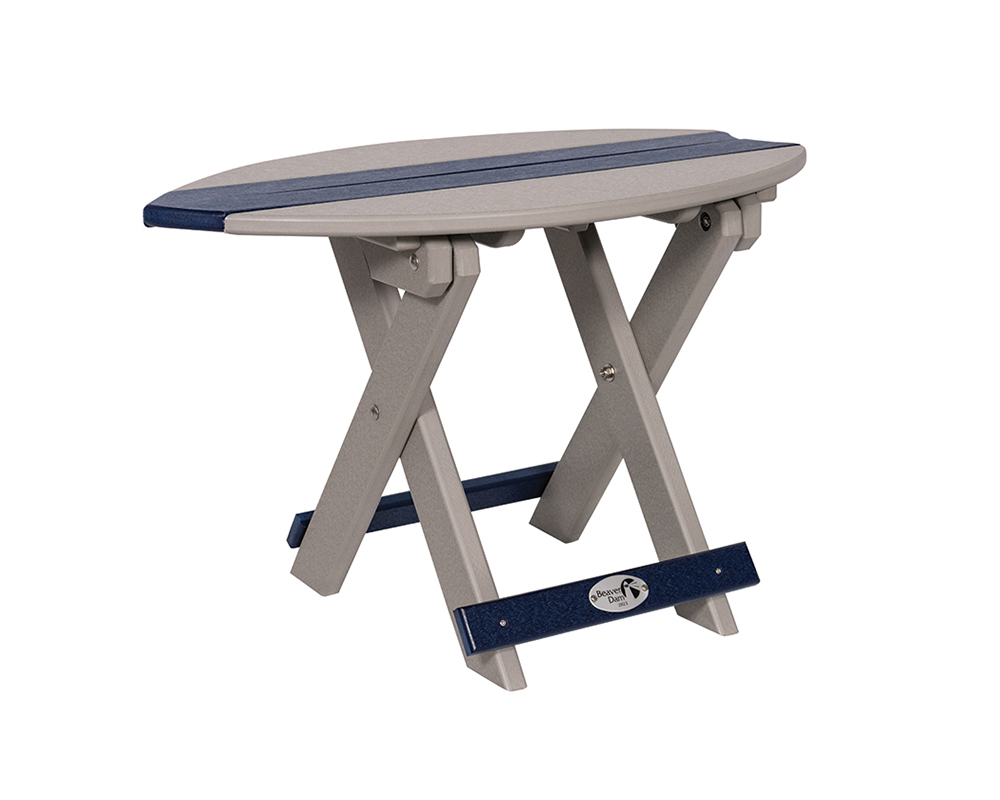 folding table surf light gray & patriot blue.