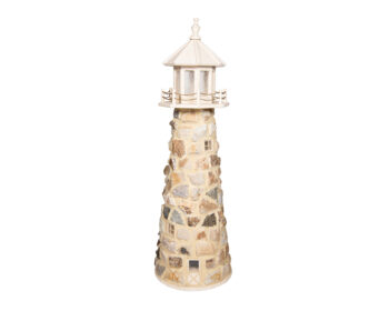 stone LH 5' lighthouse ivory top.