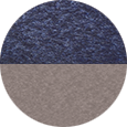 Navy Blue on Light Gray.