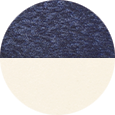 Navy Blue on White.