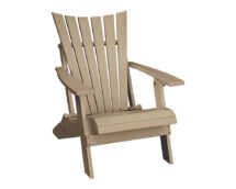 Saranac Contemporary Folding Adirondack Chair.