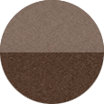 Weatherwood on Chocolate Brown.