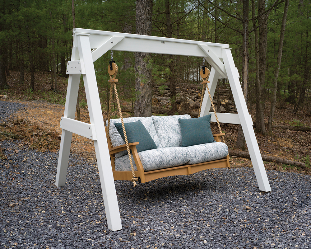Classic Terrace Loveseat Swing.