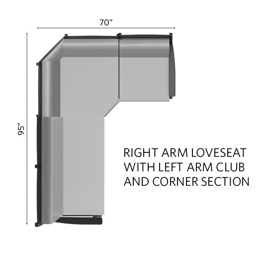 Classic Terrace Sectional Arrangement 4.