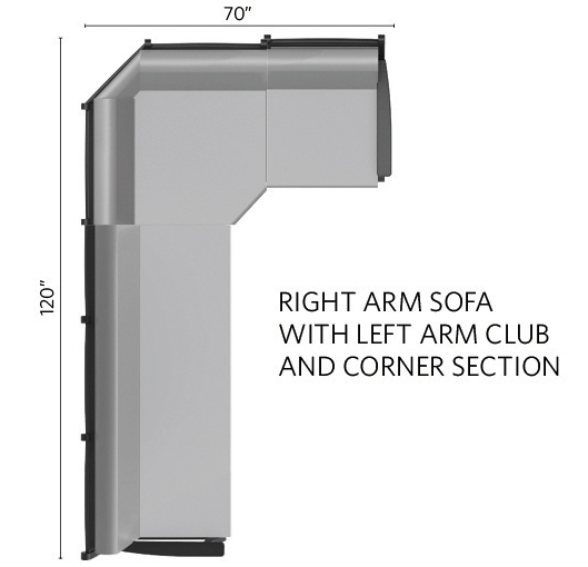 Classic Terrace Sectional Arrangement 7.