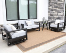 Nordic w: Canvas Granite Cushions.