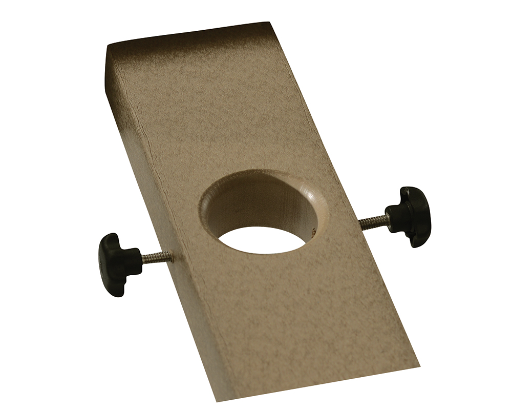 Umbrella Tightener Knobs in Table Base.