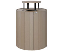 Round Trash Can.