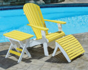 Adirondack Folding Footstool.