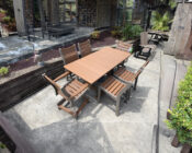 Harbor 33" x 66" Dining Table Set.