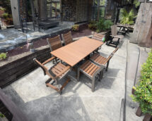 Harbor 33" x 66" Dining Table Set.
