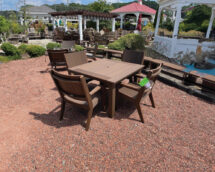 Mayhew 44" Square Dining Table Set.