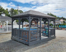 10' x 14' Wood Rectangular Gazebo.