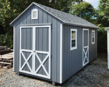 8x16 Painted Cape Cod Shed.
