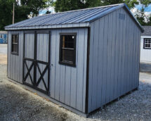 10x14 Painted A-Frame Shed.