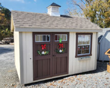 8x12 Painted Cape Cod Shed.