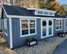 12x24 Deluxe Painted Cape Cod Shed.