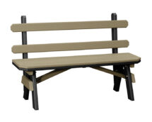 Garden Bench w/ Back.